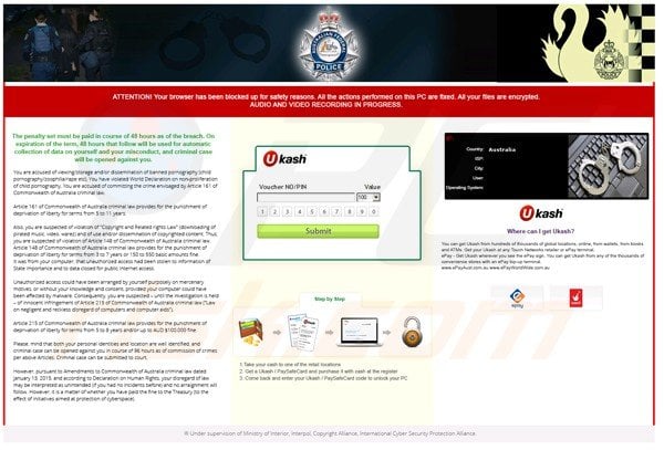 australia afp reveton ransomware 2015