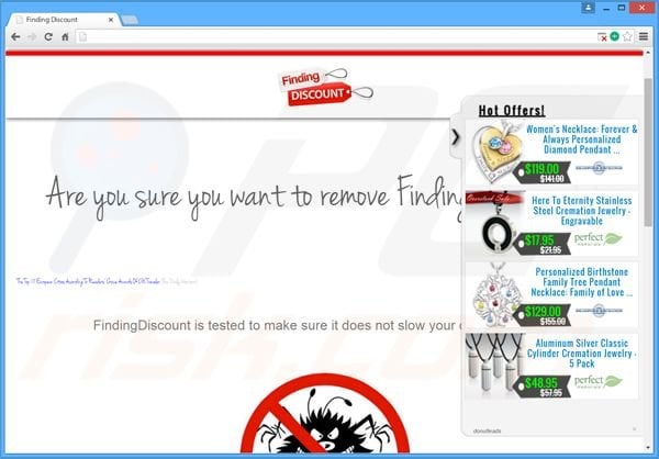 FindingDiscounts adware