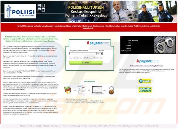 finland Poliisihallituksen ransomware virus reveton 2015