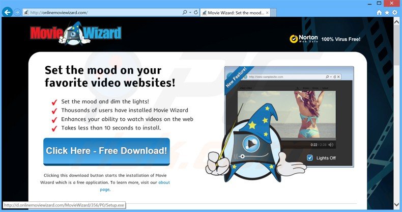 movie wizard adware