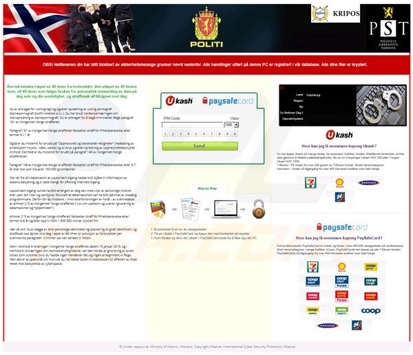 norway politi ransomware virus reveton 2015