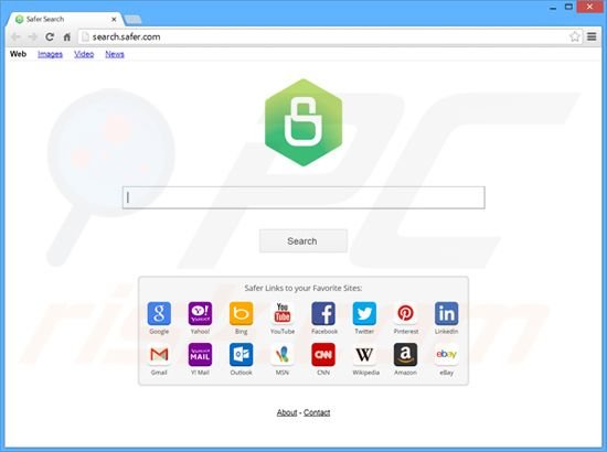 Search.safer.com website by Safer Browser