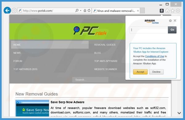 Amazon 1Button App adware