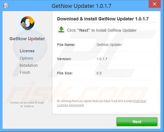 GetNow installer setup