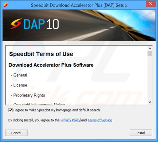 go.speedbit.com browser hijacker installer