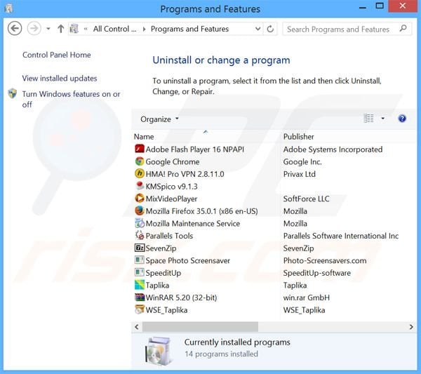 hao.360.cn browser hijacker uninstall via Control Panel