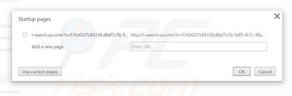 Removing i-search.us.com from Google Chrome homepage