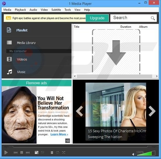 1 Media Player application