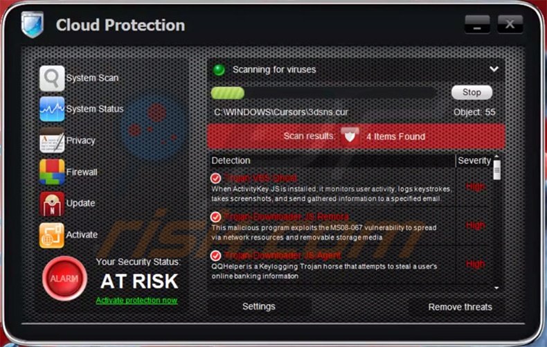 Cloud Protection rogue program