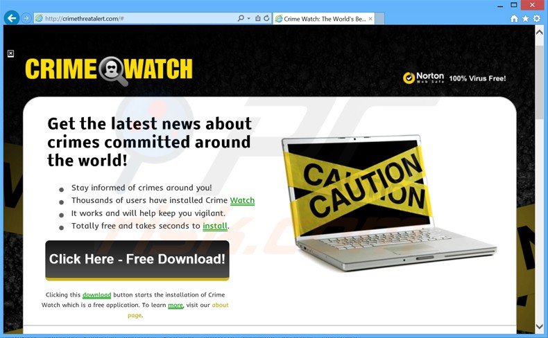 crime watch adware
