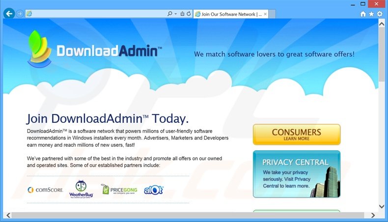 DownloadAdmin adware