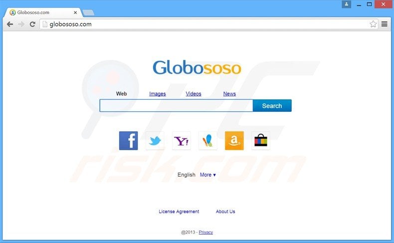 globososo.com browser hijacker