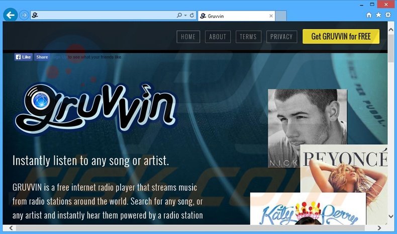 Gruuvin adware