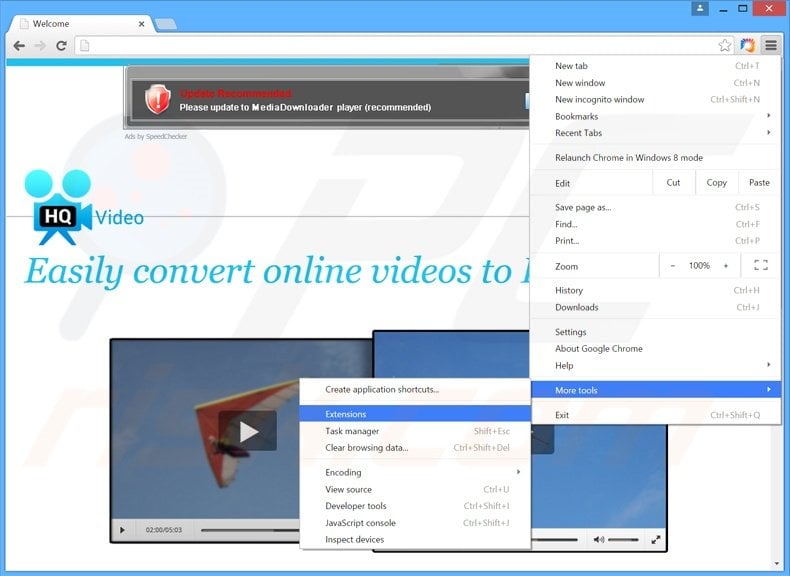 Ads by HQ Video Pro - Easy removal steps (updated)
