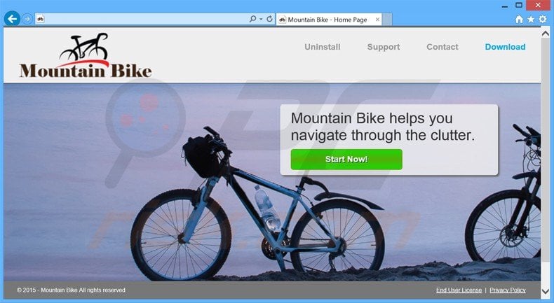 mountain bike adware