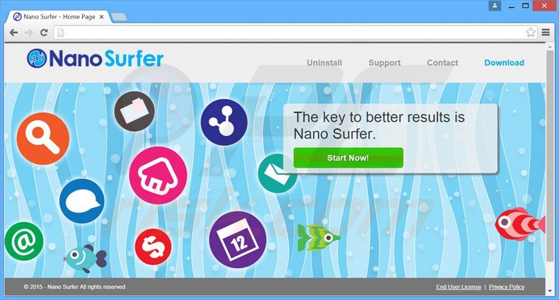 nano surfer adware