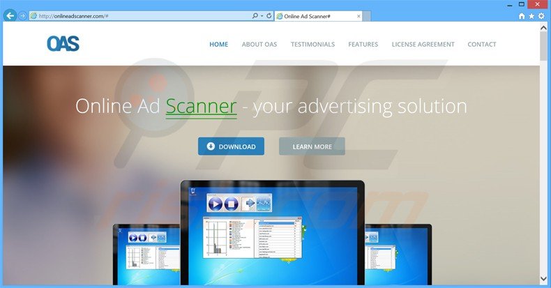 online ad scanner adware