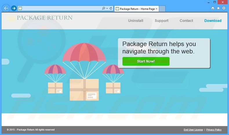 Package Return adware