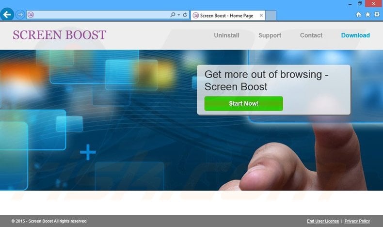 Screen Boost adware