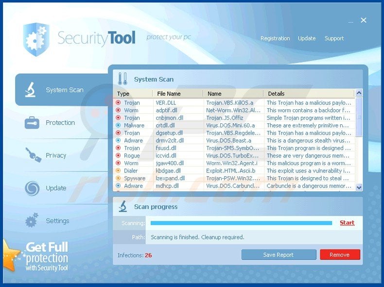 security tool fake antivirus program