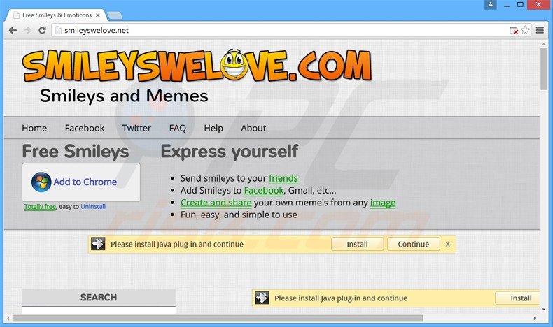 smileyswelove adware