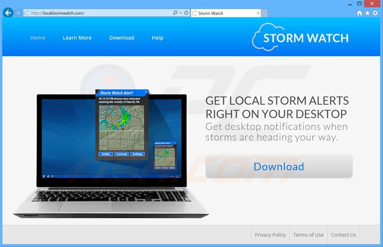 storm watch adware