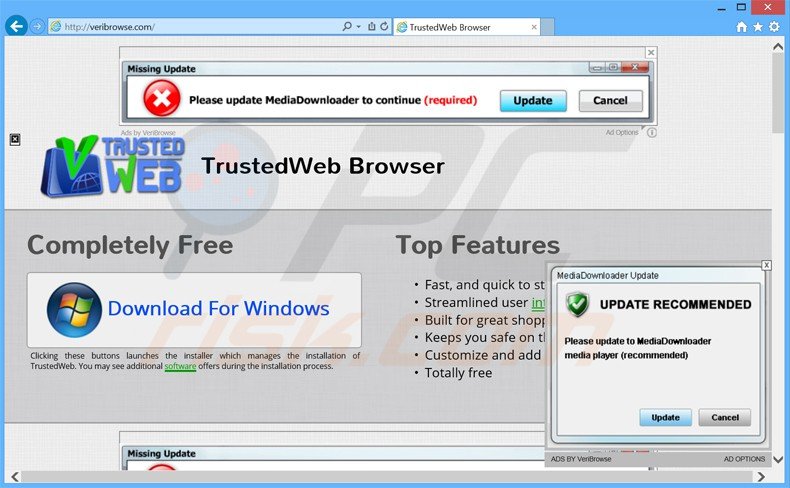 veribrowse adware