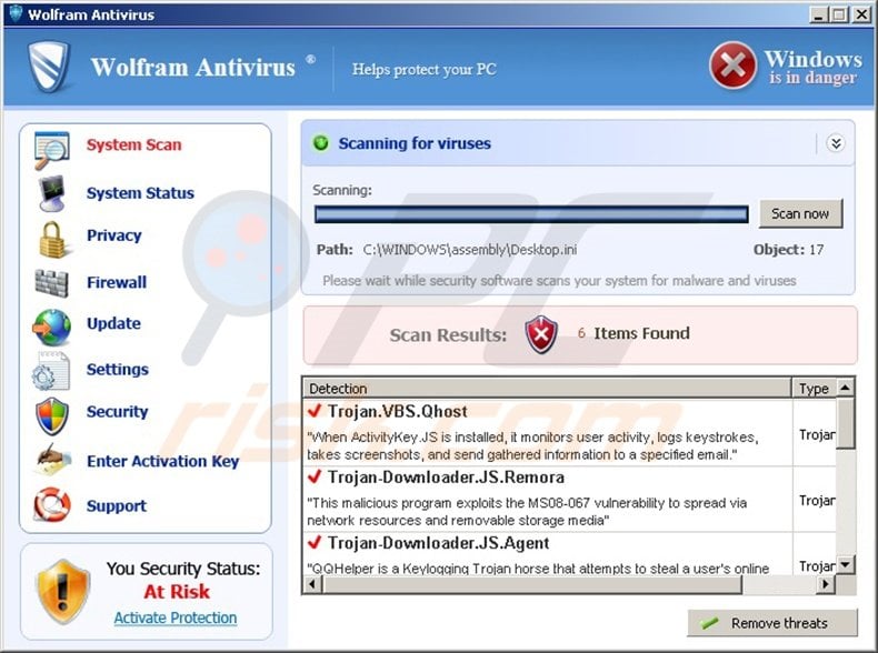 wolfram antivirus fake antivirus