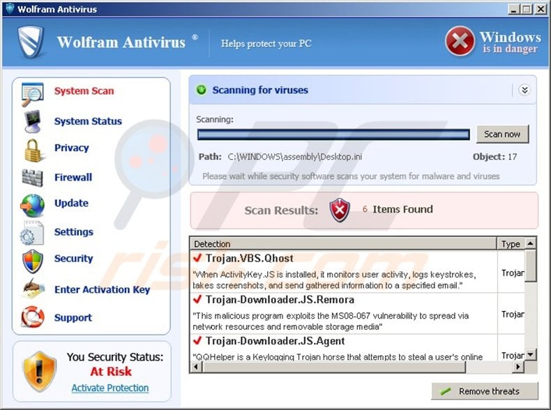 wolfram antivirus fake antivirus