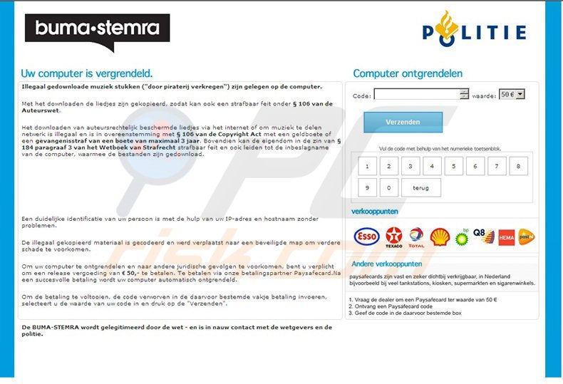 Buma-Stemra-Ransomware-Malware loswerden