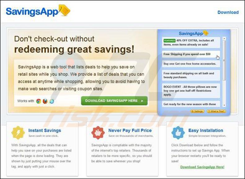 Savings App