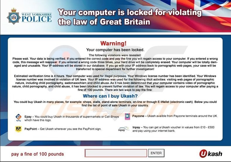 West Yorkshire Police ransomware