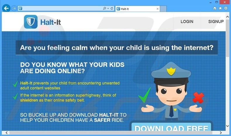 Halt-It adware