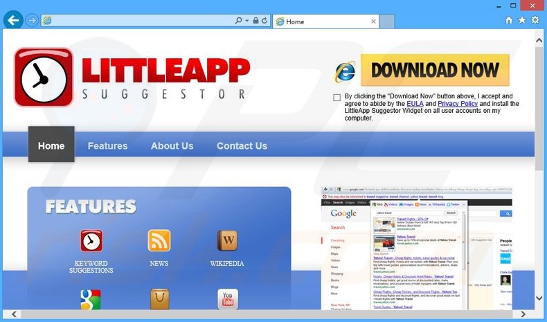 LittleApp Suggestor adware