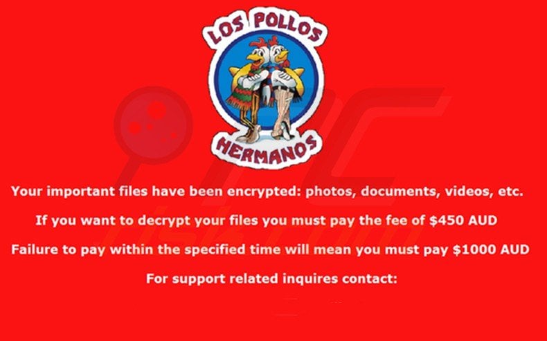 los pollos hermanos ransomware virus