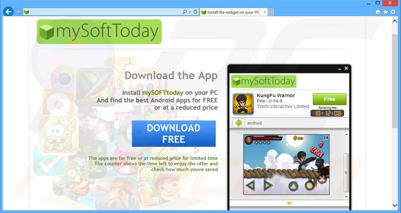 MySoftToday adware