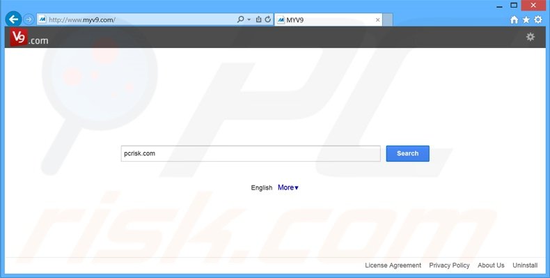 myv9.com browser hijacker