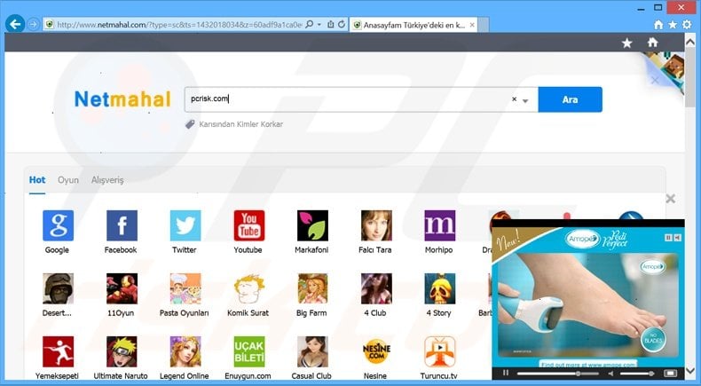 netmahal.com browser hijacker