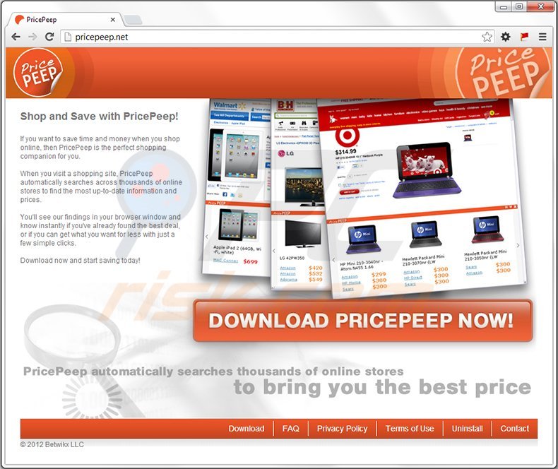 pricepeep adware