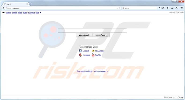 search.imesh.net redirecionar