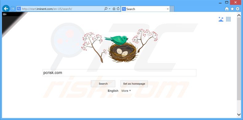 start.iminent.com browser hijacker