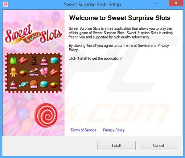 Sweet Surprise Slots installer