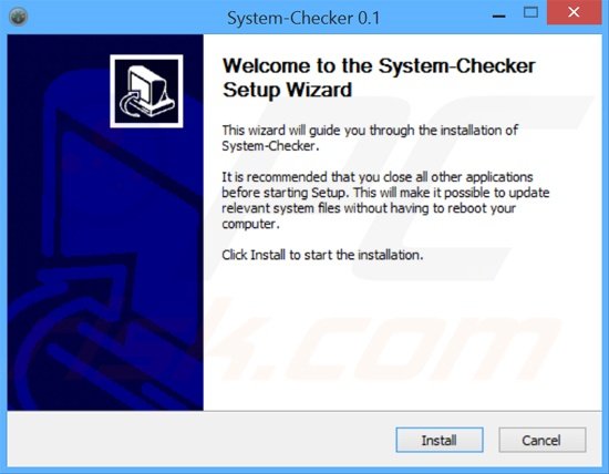 System-Checker adware installer
