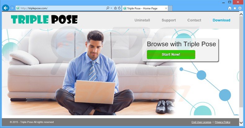 triple pose adware