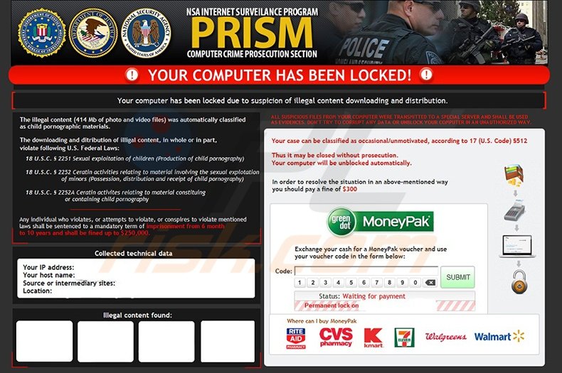 PRISM ransomware virus 