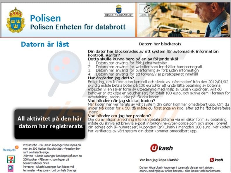 Polisen Enheten för databrott Virus