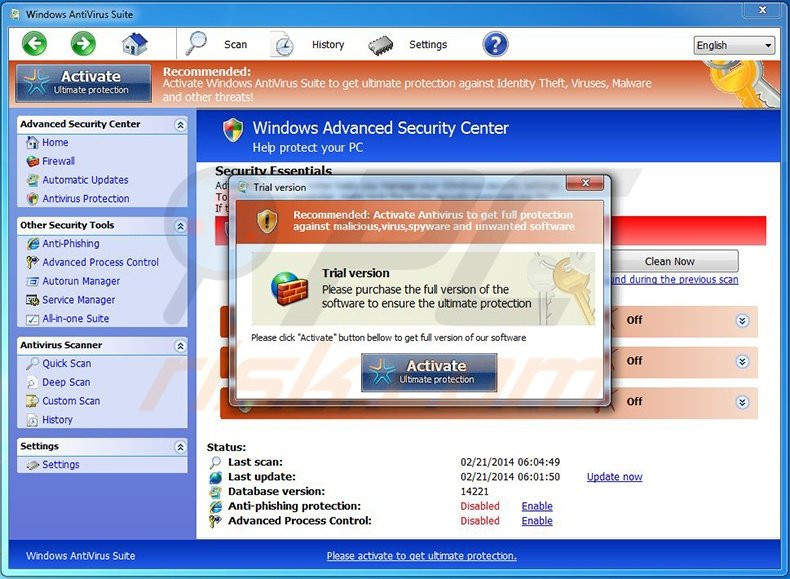 Windows Antivirus Suite