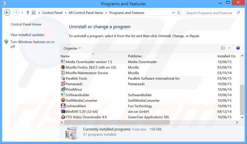 Bestdealwiz adware uninstall via Control Panel
