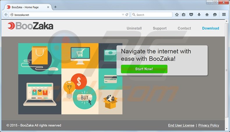 boozaka adware