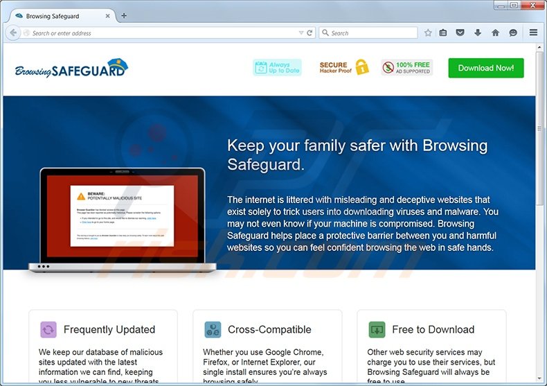 Browsing Safeguard adware